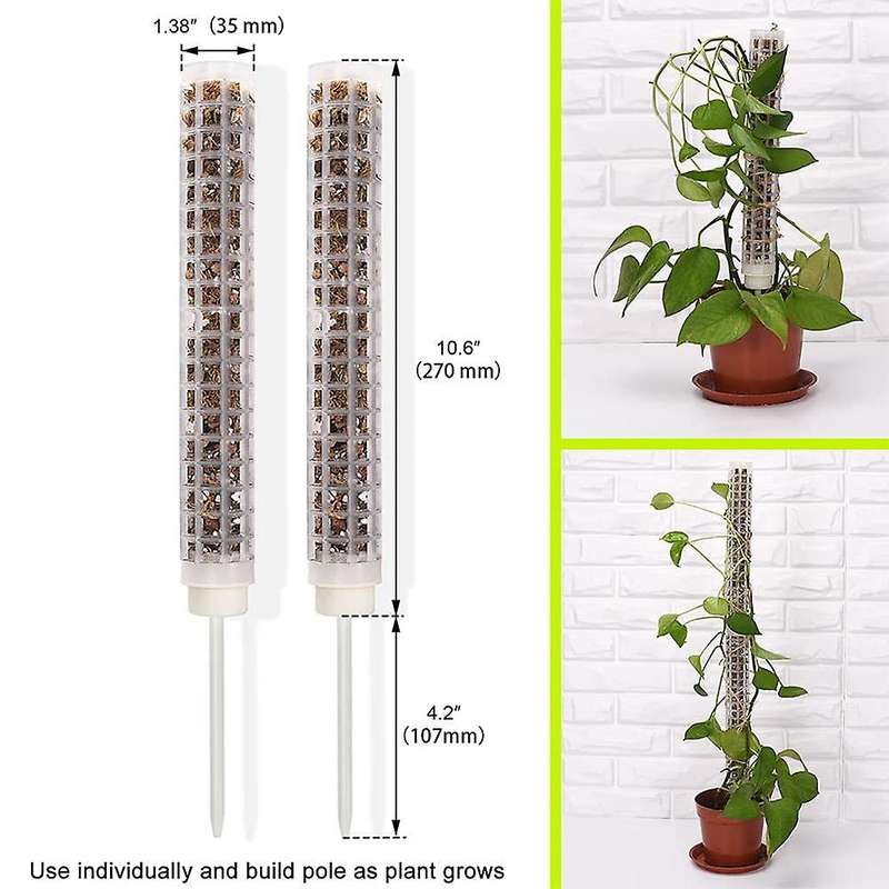 Moss Pole,coir Moss Totem Pole Stick for Plant Stakes and Supports