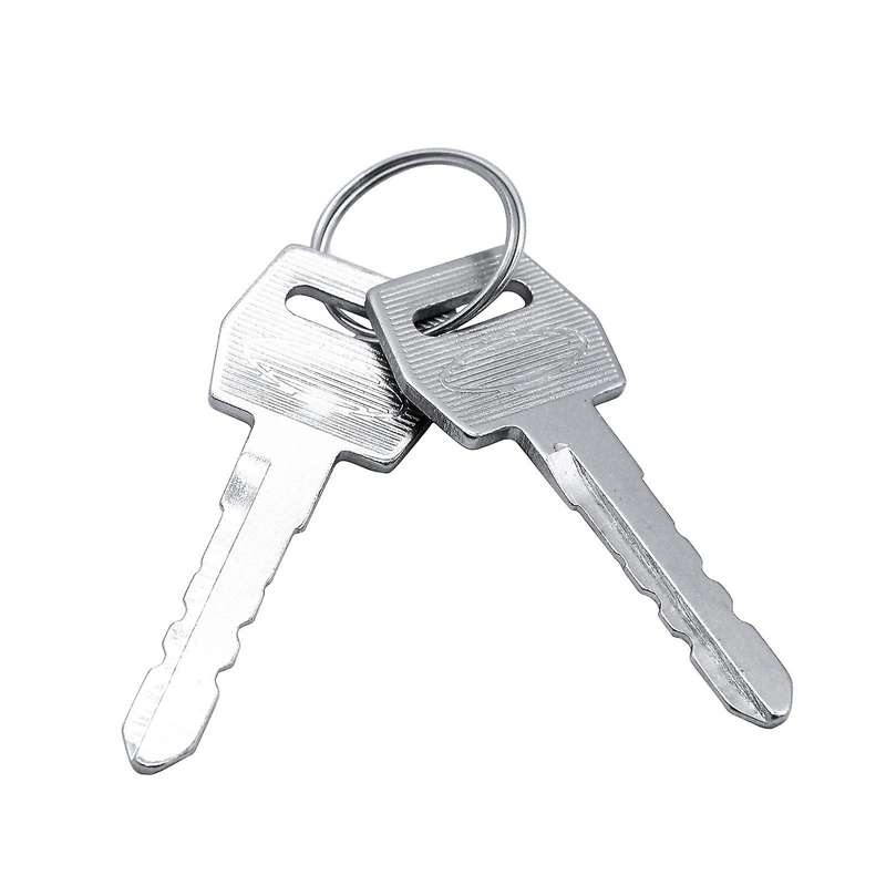 Car Ignition Switch Door Lock Barrel with 2 Keys Replacement for Ford