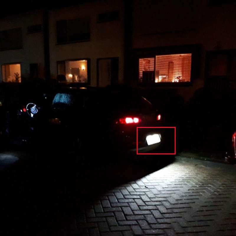 2pcs/lot Car Led License Number Plate Light for -bmw E81 E87 E63 E64