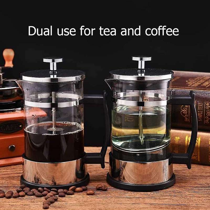 Coffee Maker Pot, Stainless Steel Glass Coffee Pot,for Making Tea
