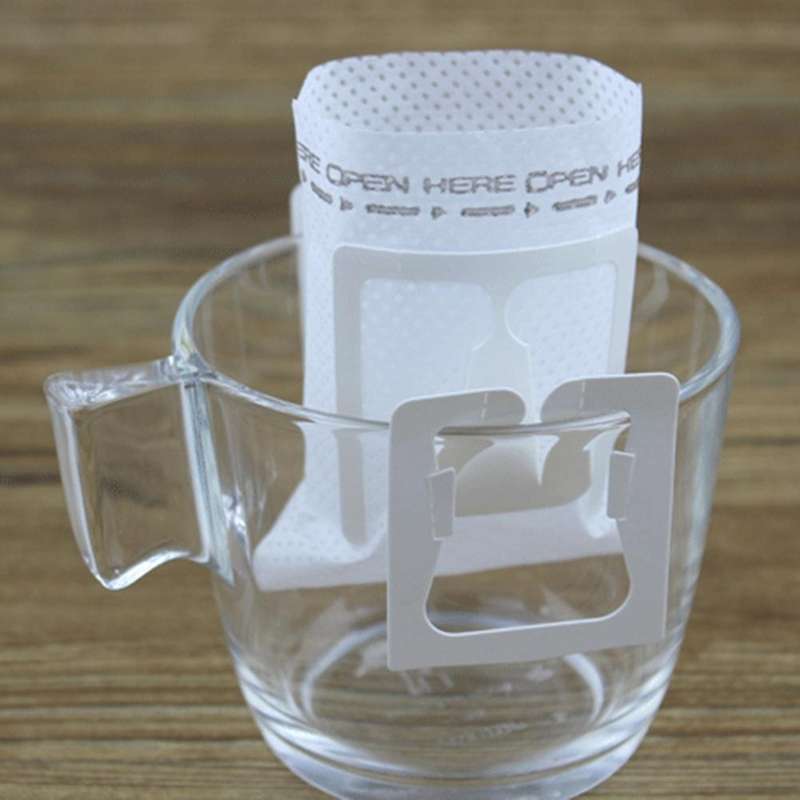 100pcs Disposable Coffee Filter Bags Drip Hanging Ear Style Paper