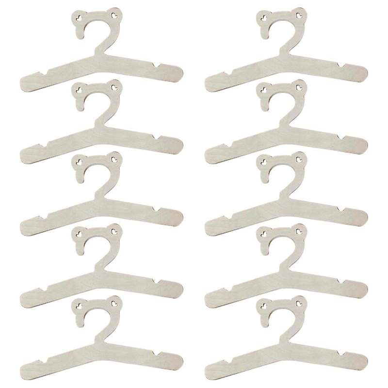 Wooden Hanger for Baby Clothes Natural Wood Hanger for Kids, 10 Pcs