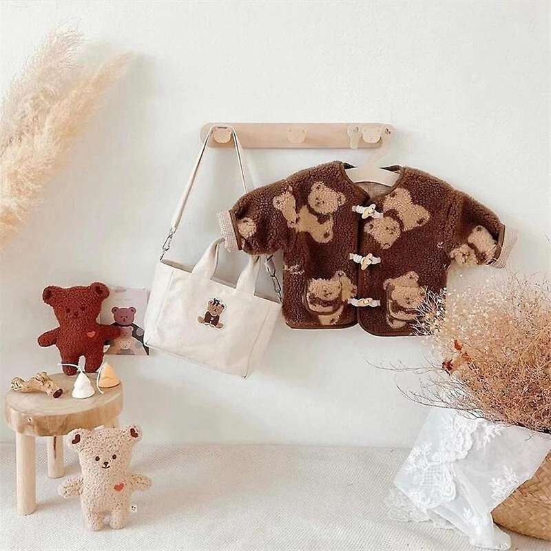 Wooden Hanger for Baby Clothes Natural Wood Hanger for Kids, 10 Pcs