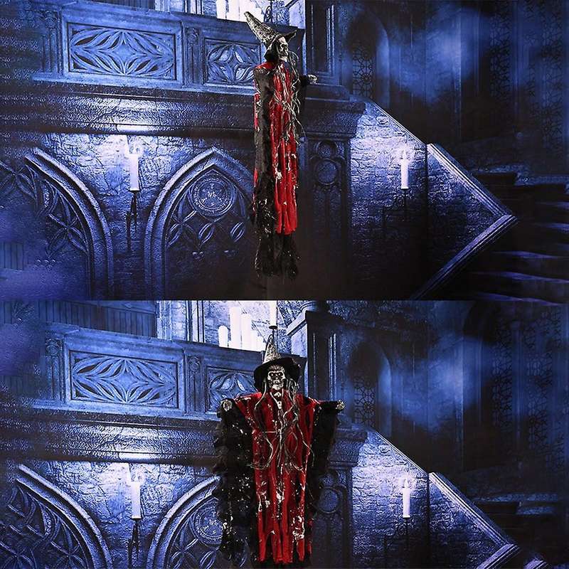 Horror Grim Reaper Hanging Halloween Props Bar Party Decoration(2)