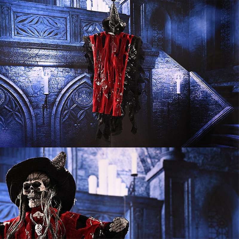 Horror Grim Reaper Hanging Halloween Props Bar Party Decoration(2)