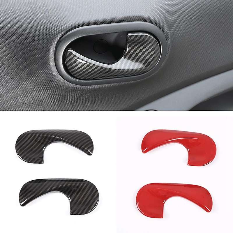 Inner Door Handle Trim for Smart 453 Fortwo 2015-2020,carbon Fiber
