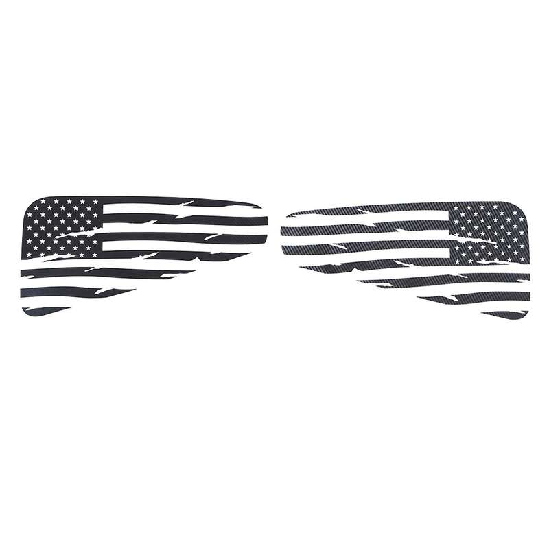 Window Decal Rear Window Distressed Flag Sticker