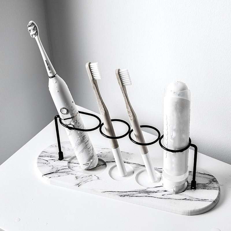 Toothbrush Holder Base Frame Storage Rack Bath Shelf Cup Holder A