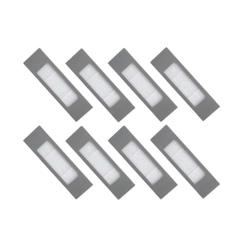 8pcs Replacement Vacuum Cleaner Robot Dust Hepa Filter for Ecovacs