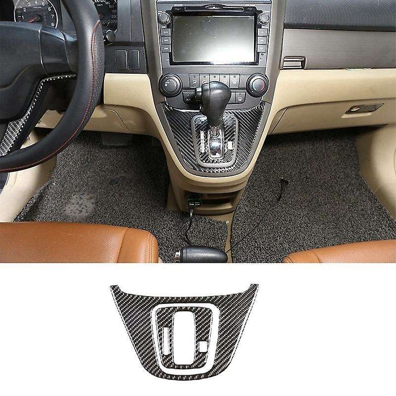 Car Gear Shift Panel Cover for Honda Crv 2007-2011 Carbon Fiber