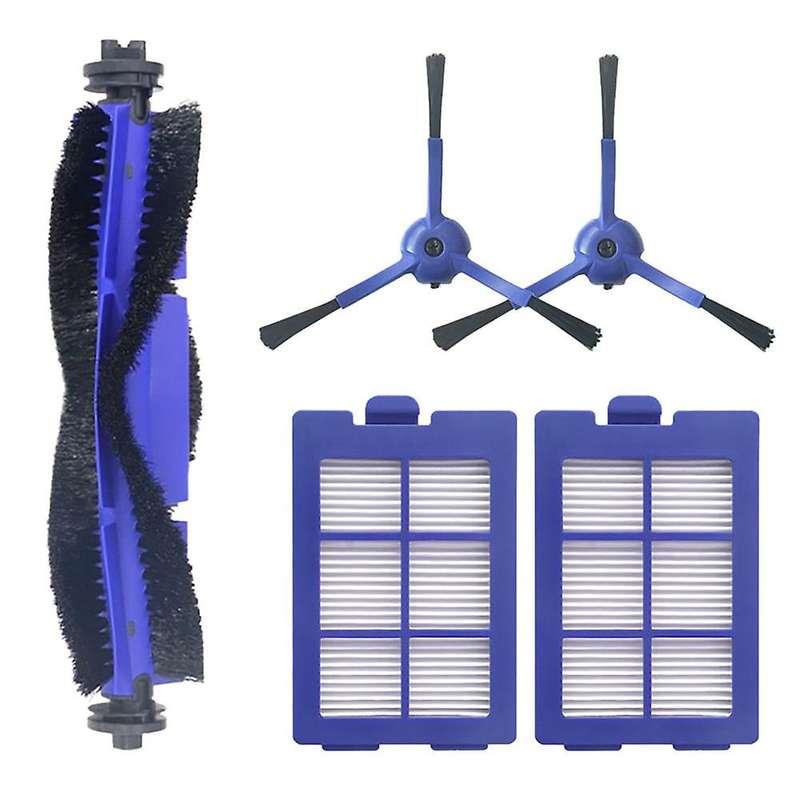 For Eufy X8 Sweeper Accessories 1 Main Brush,2 Side Brushes,2 Filters