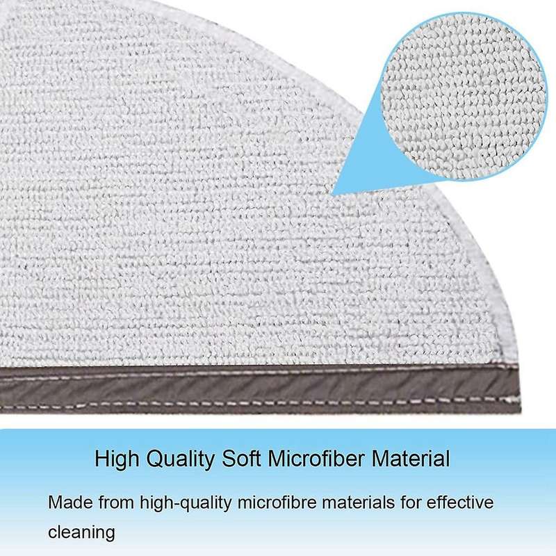 Wipes Mop Cloth Pads Compatible for Roborock S5 S6 Vacuum Cleaner