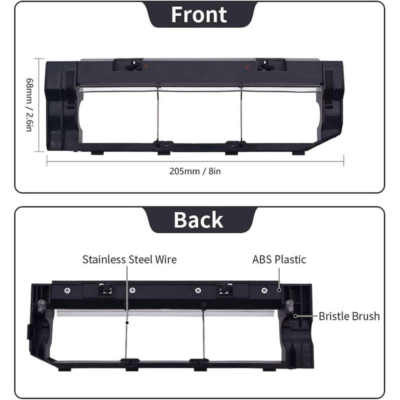 Main Brush Cover for Xiaomi Roborock S6 Maxv, S6, S6 Pure, E4,s4 Max