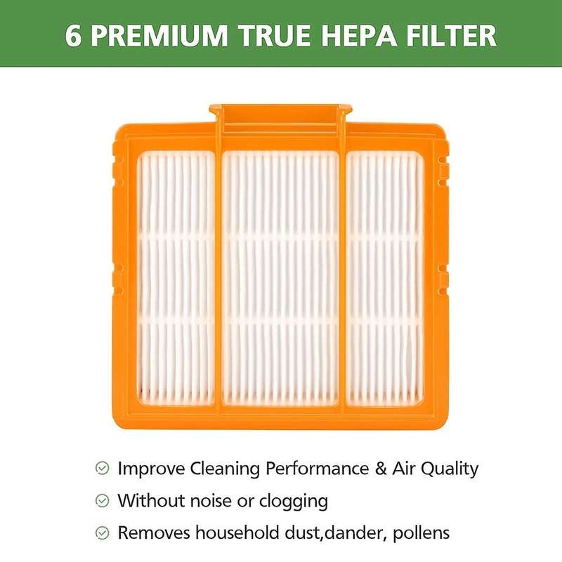 Replacement Parts Hepa Filters Compatible for Shark Av2501ae Rv2502ae