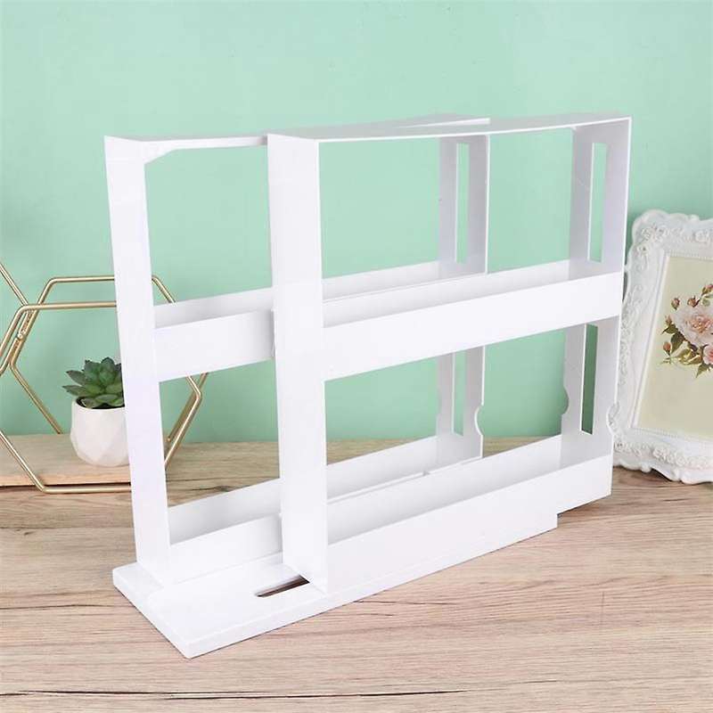 Exquisite Spice Rack Double Storage Food Rack Rotating Spice Rack