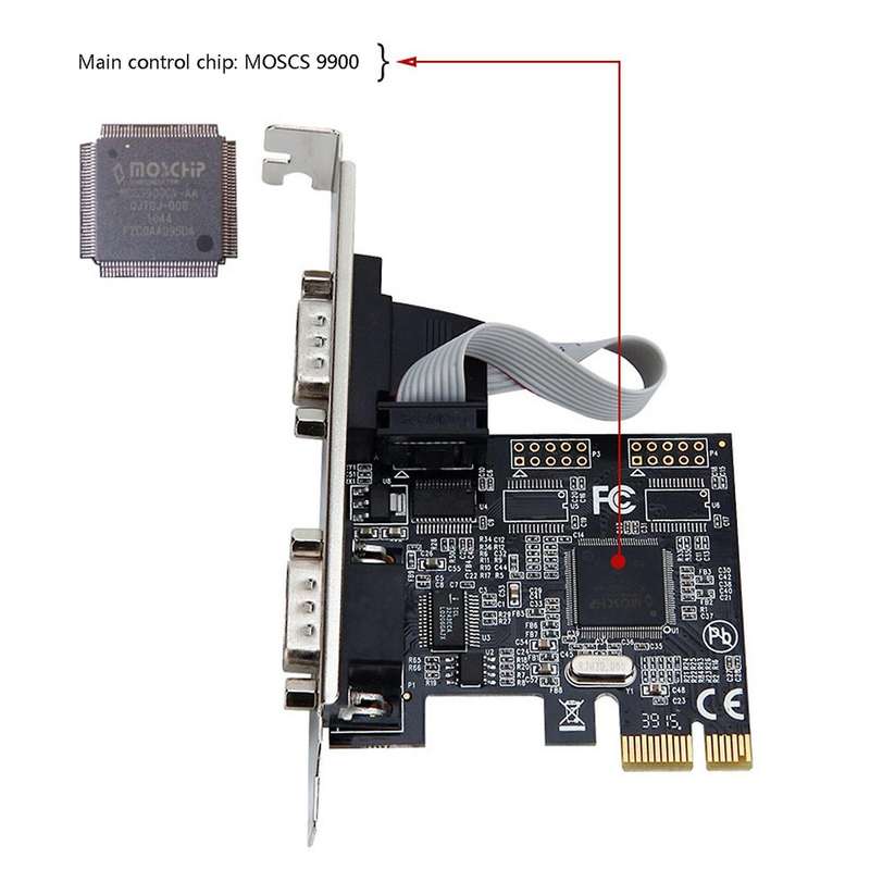 Pcie to Serial Ports Rs232 Interface Pci-e Pci Express Card Adapter