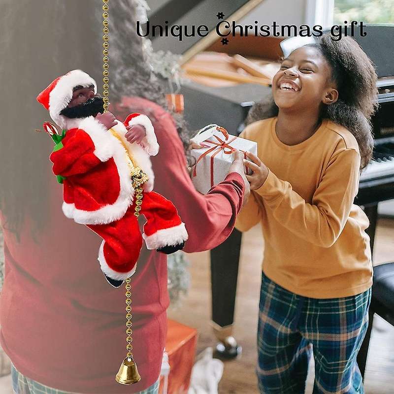 Christmas Climbing Santa Claus Electric Climb Ladder Christmas Tree C