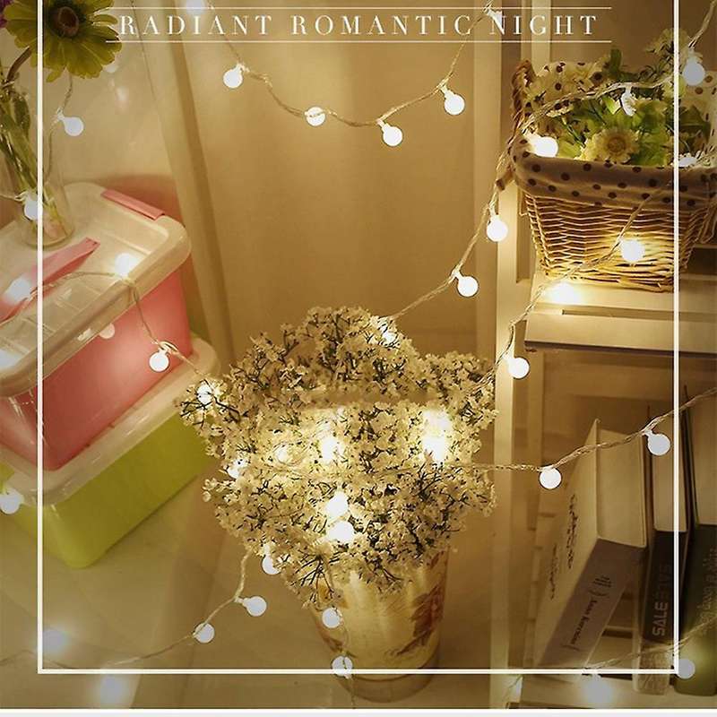 5 Metre 50 Led Shining Garland White Lights Home Decoration