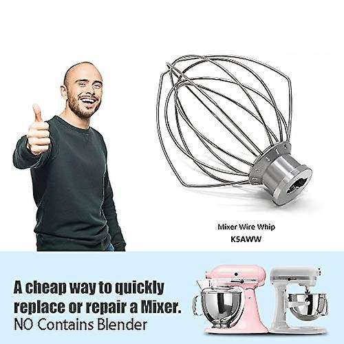 K5aww Replacement Wire Whip for Kitchenaid Vertical Mixer Aid