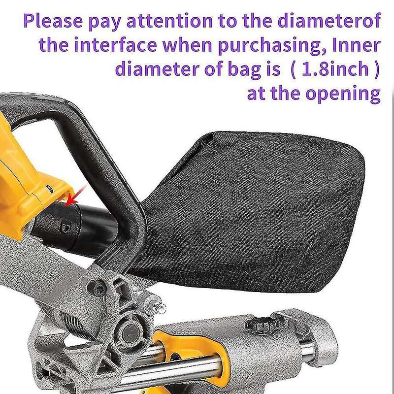 For Dewalt De7053 Dust Bag Fits Dcs365 18v Dhs780 54v Mitre Saw Parts