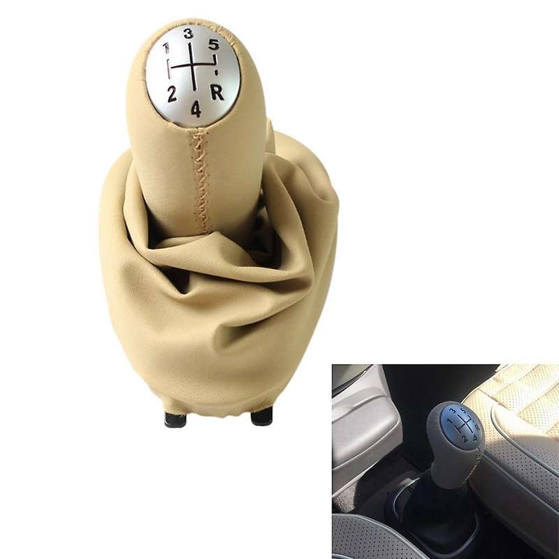 Gear Stick Head Ball with Pu Leather Boot for Renault Clio Mk2 Mk3 B
