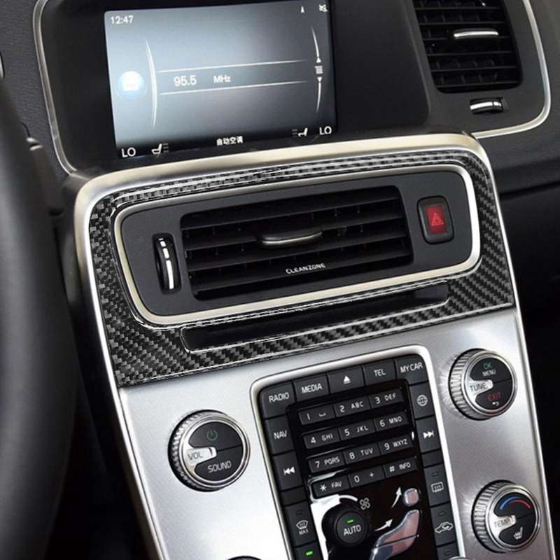 Central Console Air Outlet Vent Trim for Volvo S60 V60 2010-2018