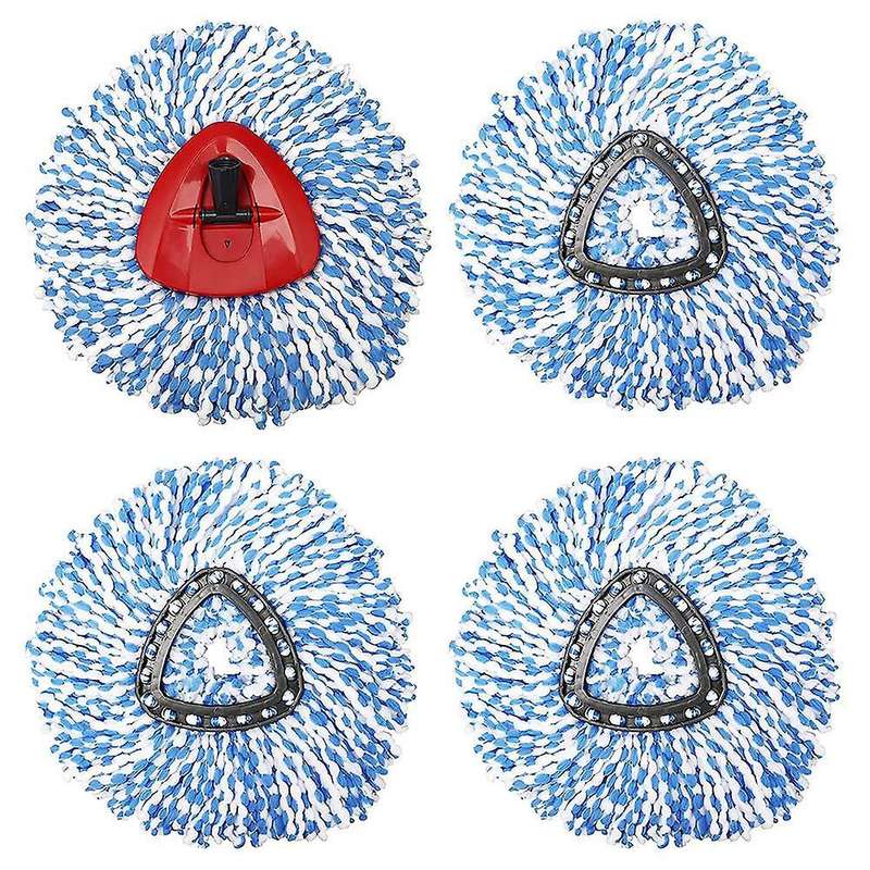 Mop Cloths Pads for O-cedar Easywring Spin Mop and Spin Mop Base
