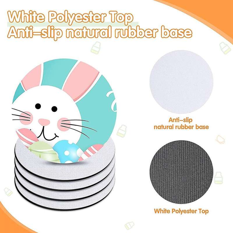 30 Pcs Sublimation Blank Coasters,for Thermal Sublimation Diy Crafts