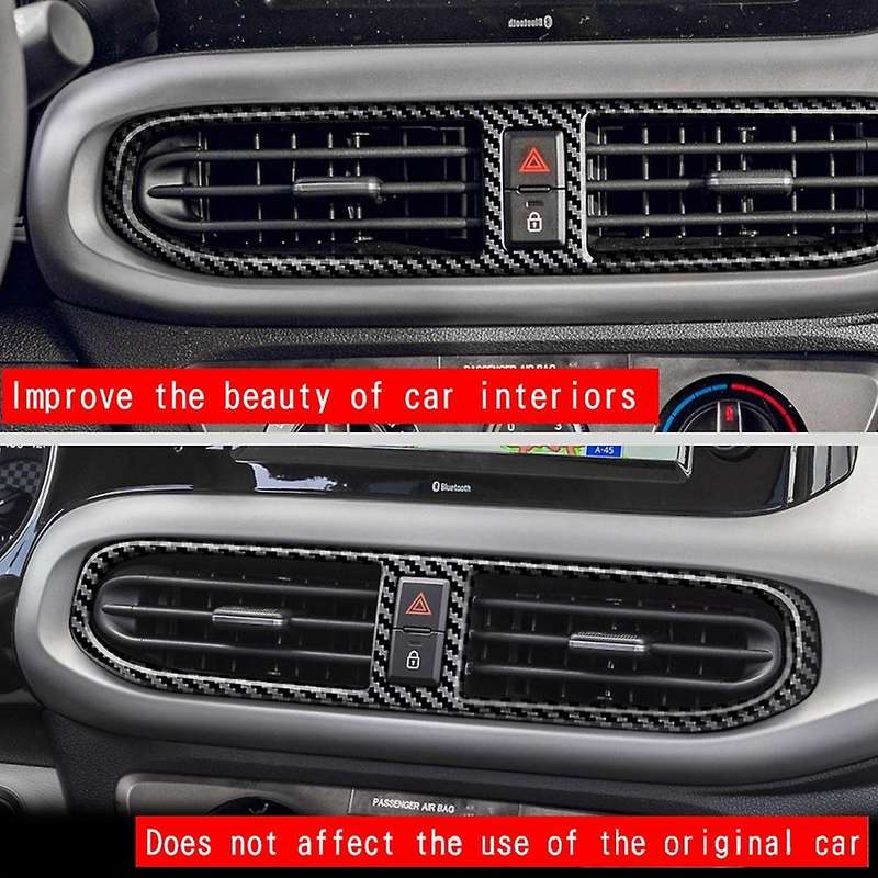 Interior Dashboard Center Console Air Vent Outlet Frame Cover Trim