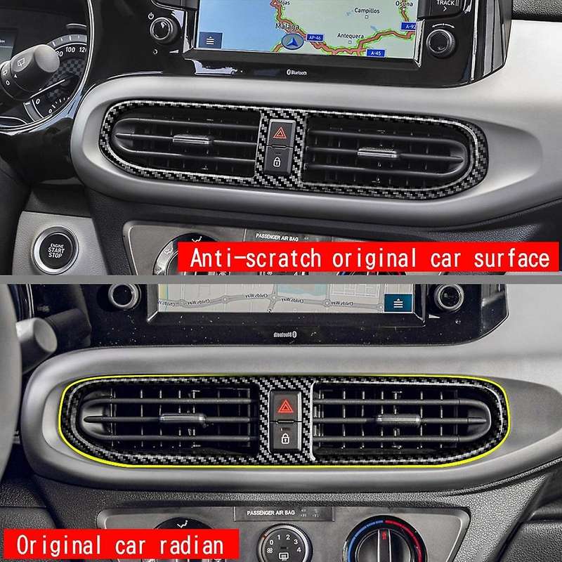 Interior Dashboard Center Console Air Vent Outlet Frame Cover Trim