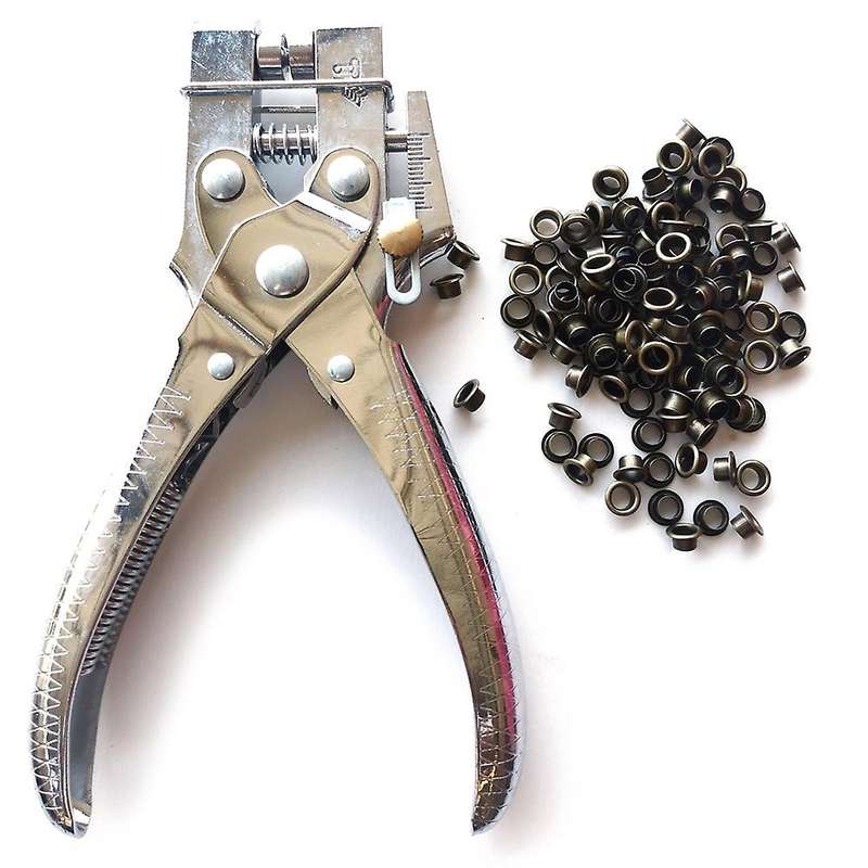 Pliers + 100 Hollow Rivets. 5mm Hole Installation Tool. Labor-saving