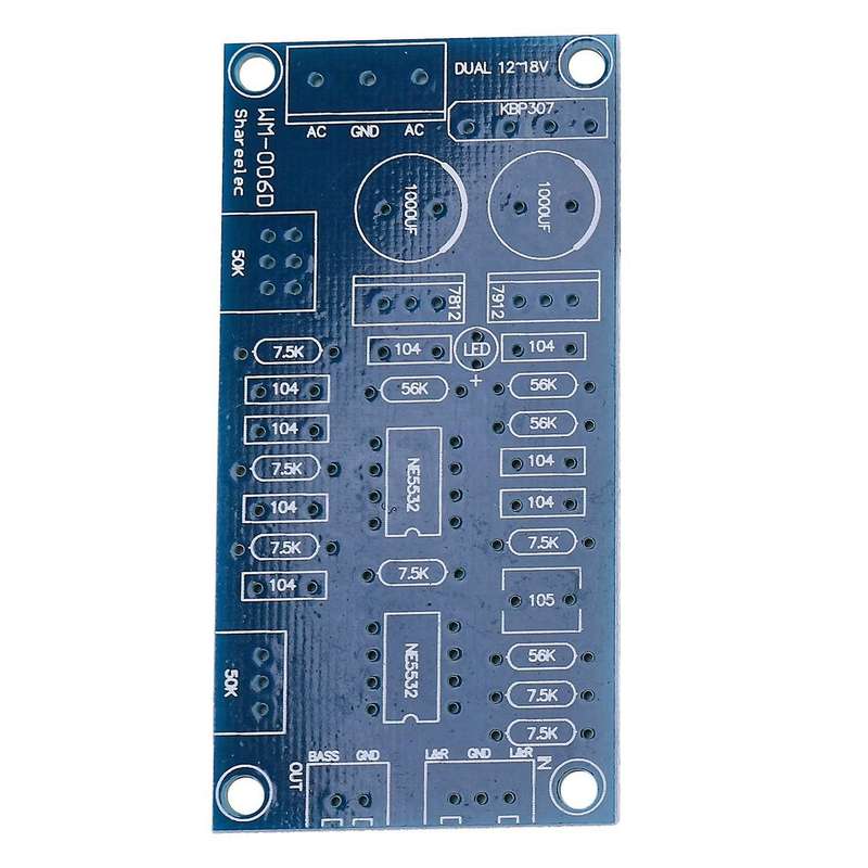 2.1 Channel Subwoofer Preamp Board Low Pass Filter Pre-amp Ne5532