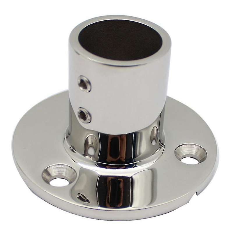 Boat Tube Pipe Base Stainless Steel Marine Support Hardware,25mm