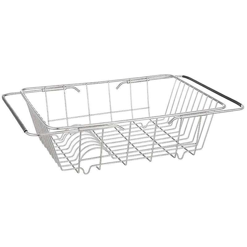 Expandable Dish Drying Rack,stainless Steel In Sink Or On Counter