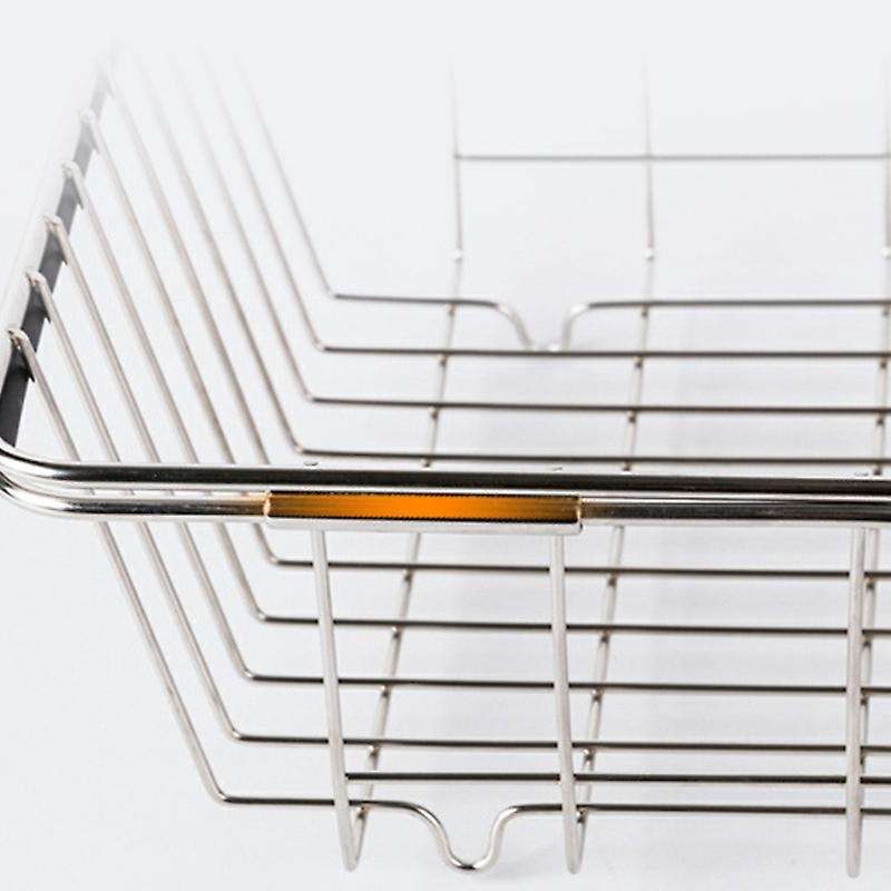 Expandable Dish Drying Rack,stainless Steel In Sink Or On Counter