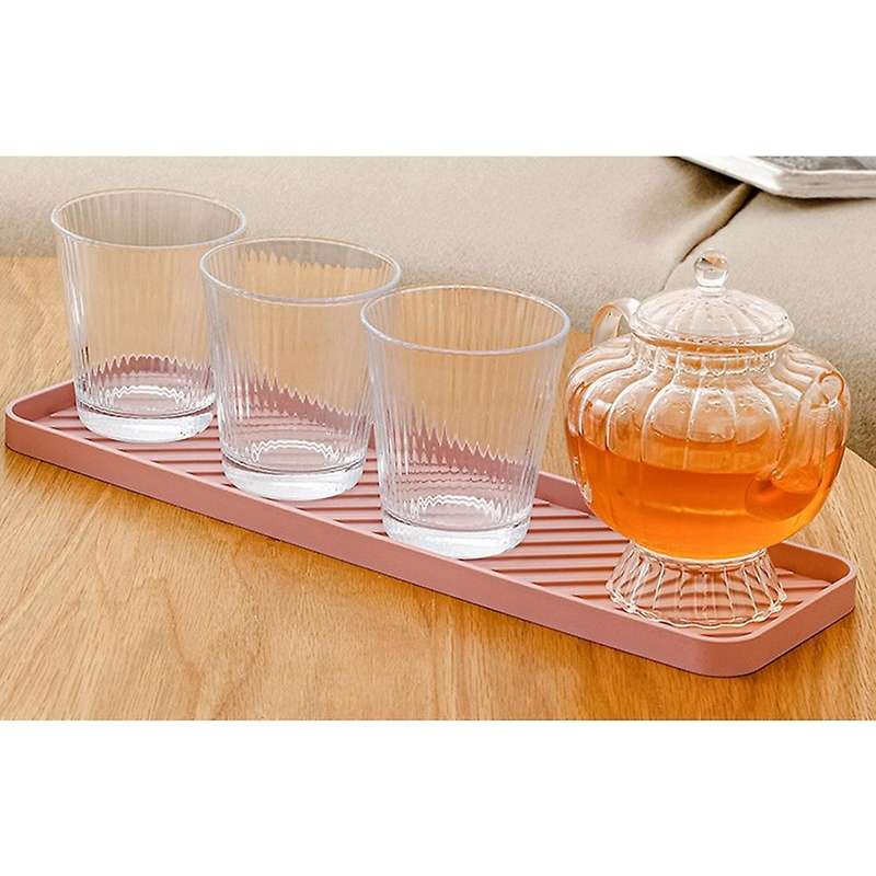 Silicone Organizer Tray, Soap and Sponge Holder for Kitchen(purple)