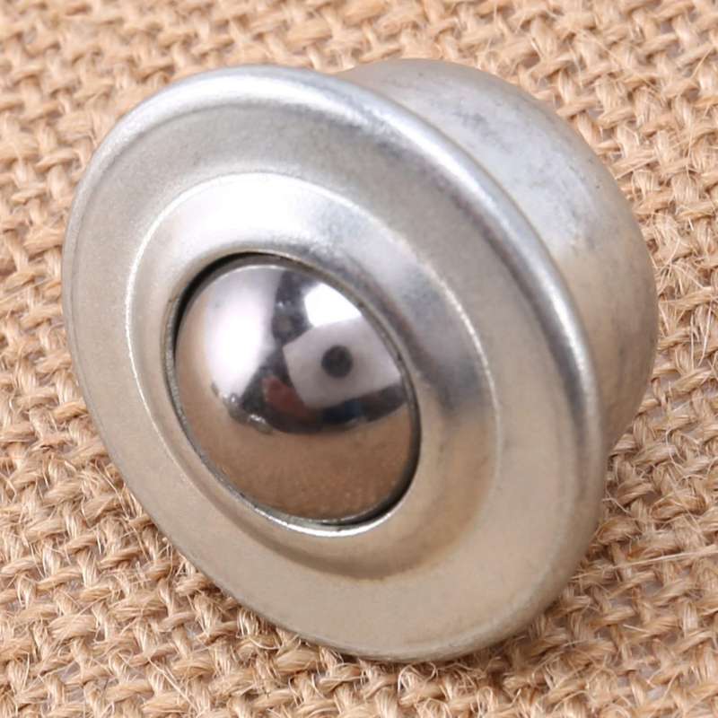 8pcs Stainless Steel Ball Transfer Bearing Casters Universal Base