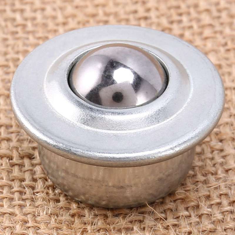 8pcs Stainless Steel Ball Transfer Bearing Casters Universal Base