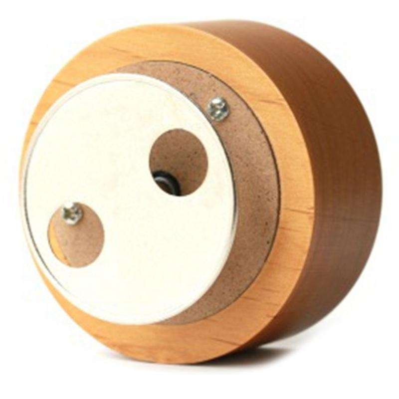 Clockwork Rotation Round Base Musical Boxes Wooden Music Box