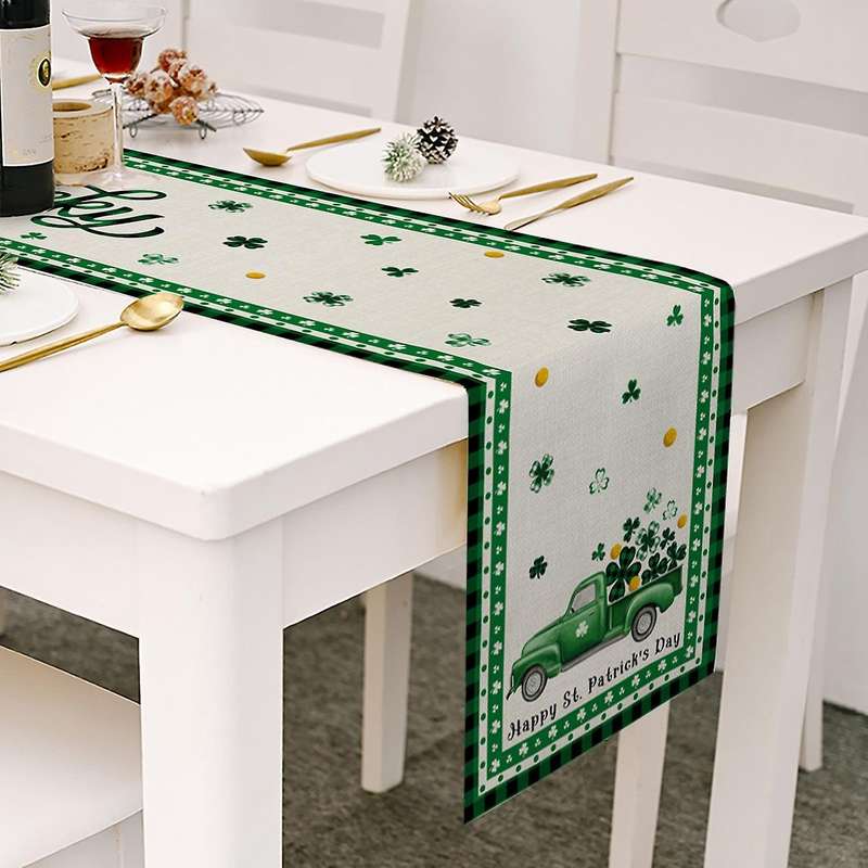Table Runner, for Indoor Outdoor Home Table Decoration (13x90in)