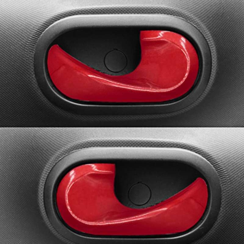 Inner Door Handle Trim for Smart 453 Fortwo 2015-2020,red
