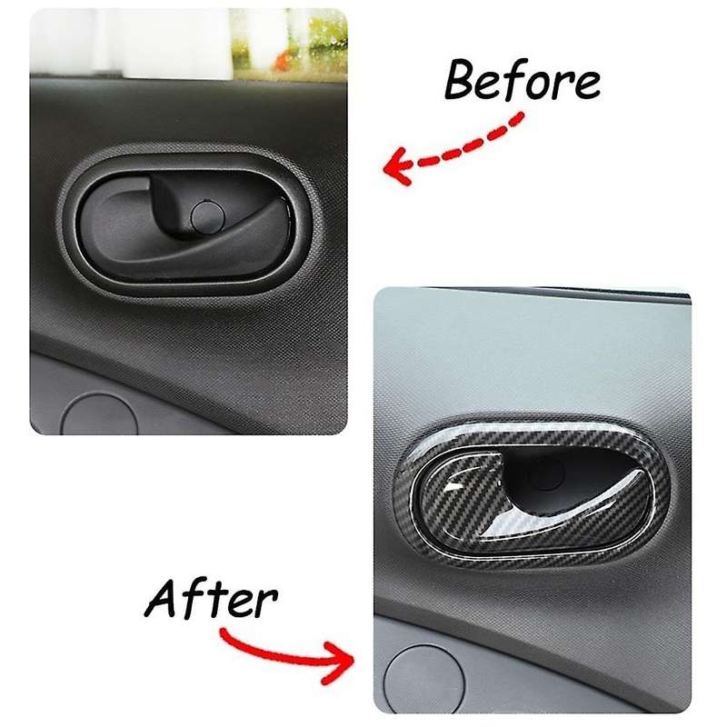 Inner Door Handle Trim for Smart 453 Fortwo 2015-2020,red