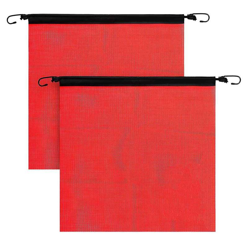 Hook Safety Warning Flag Mesh Safety Flag Warning Flag,red