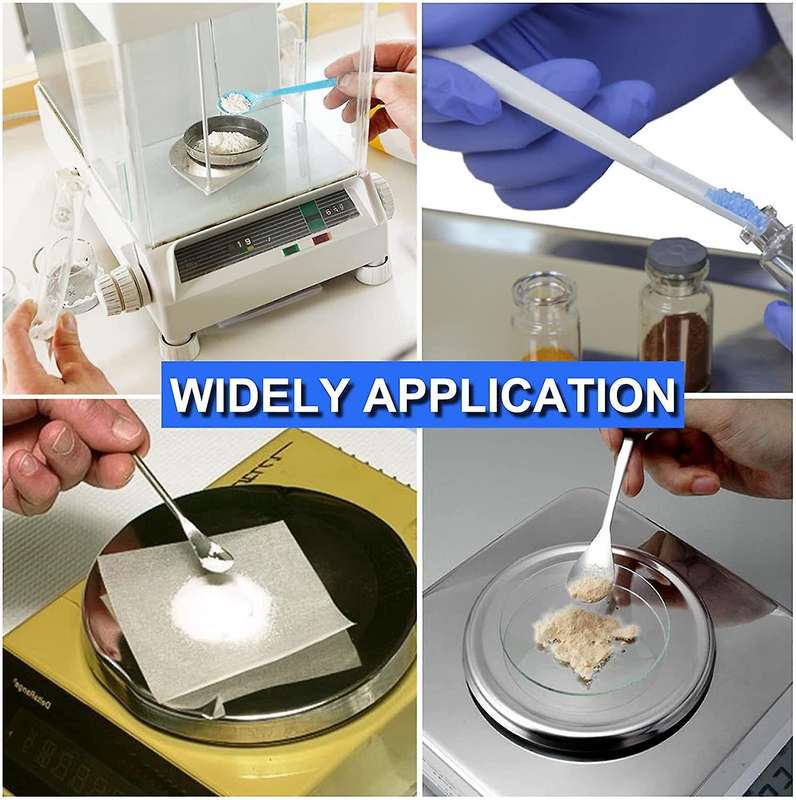 20 Pcs Double Ended Tiny Spoon Lab Spatula Laboratory Mini Scoop
