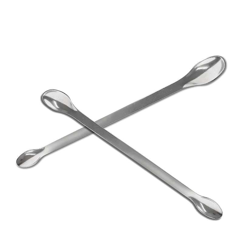 20 Pcs Double Ended Tiny Spoon Lab Spatula Laboratory Mini Scoop