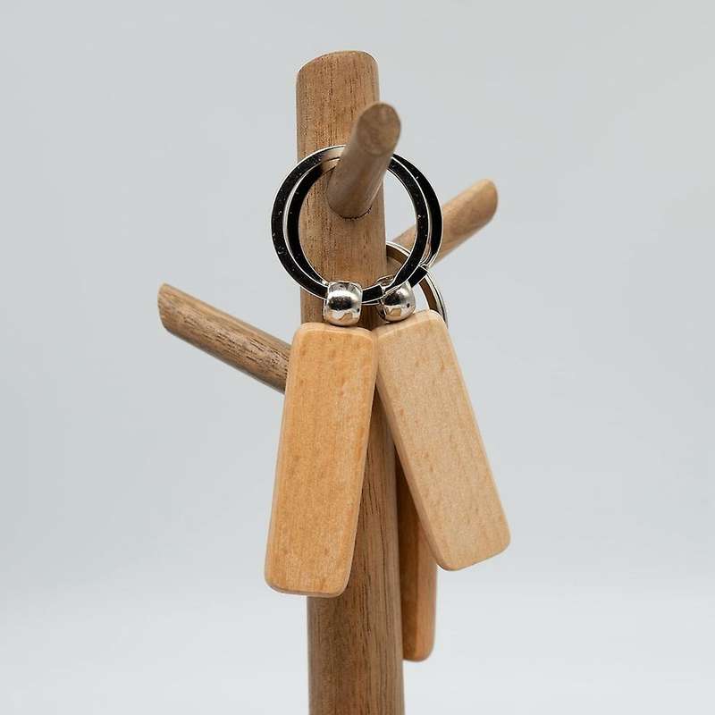 Wood Engraving Blanks for Keychains 20 Pack (width:0.7 Inch)