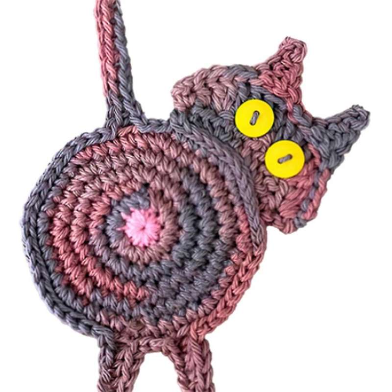 Cat Butt Coaster Tea Coffee Cup Durable Heat Resistant Coasters,f