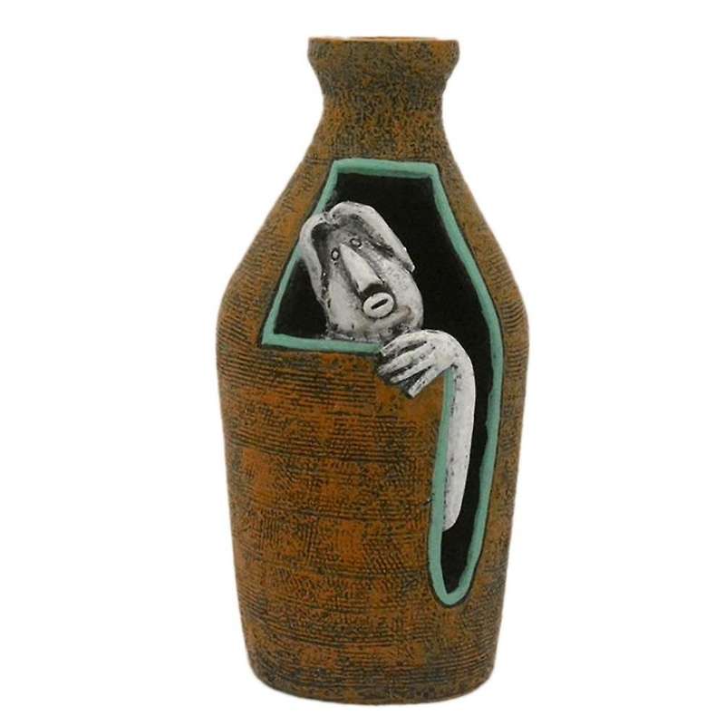 Home Vase Ornaments Resin Vase Decorations Resin Crafts Ornaments(a)