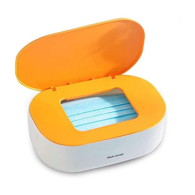 Large-capacity Mask Storage Box Wet Tissue Storage Box Orange