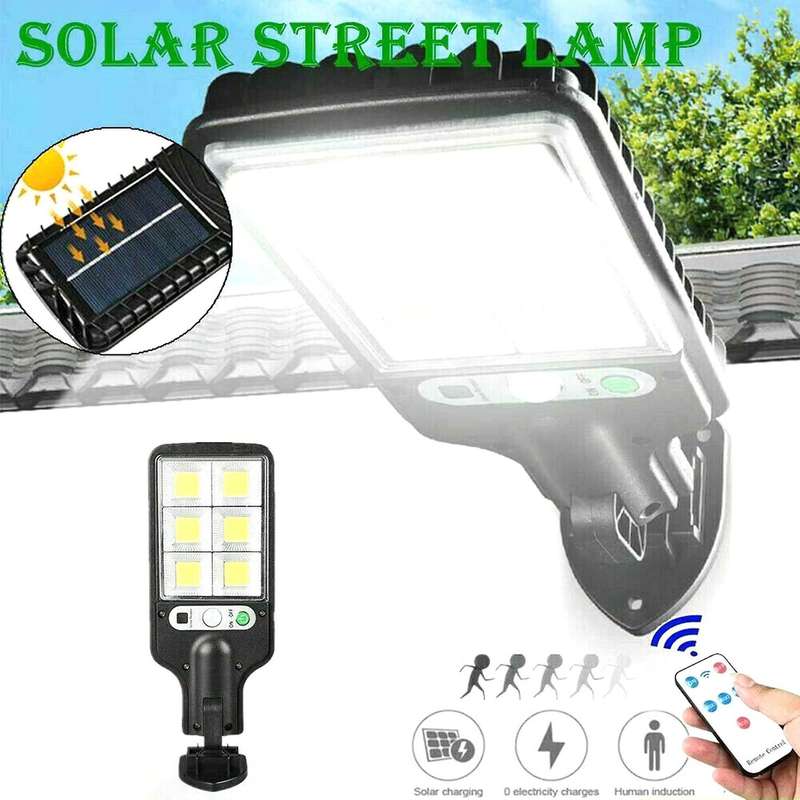 Led Solar Wall Light Pir Motion Sensor Outdoor Garden Security Street
